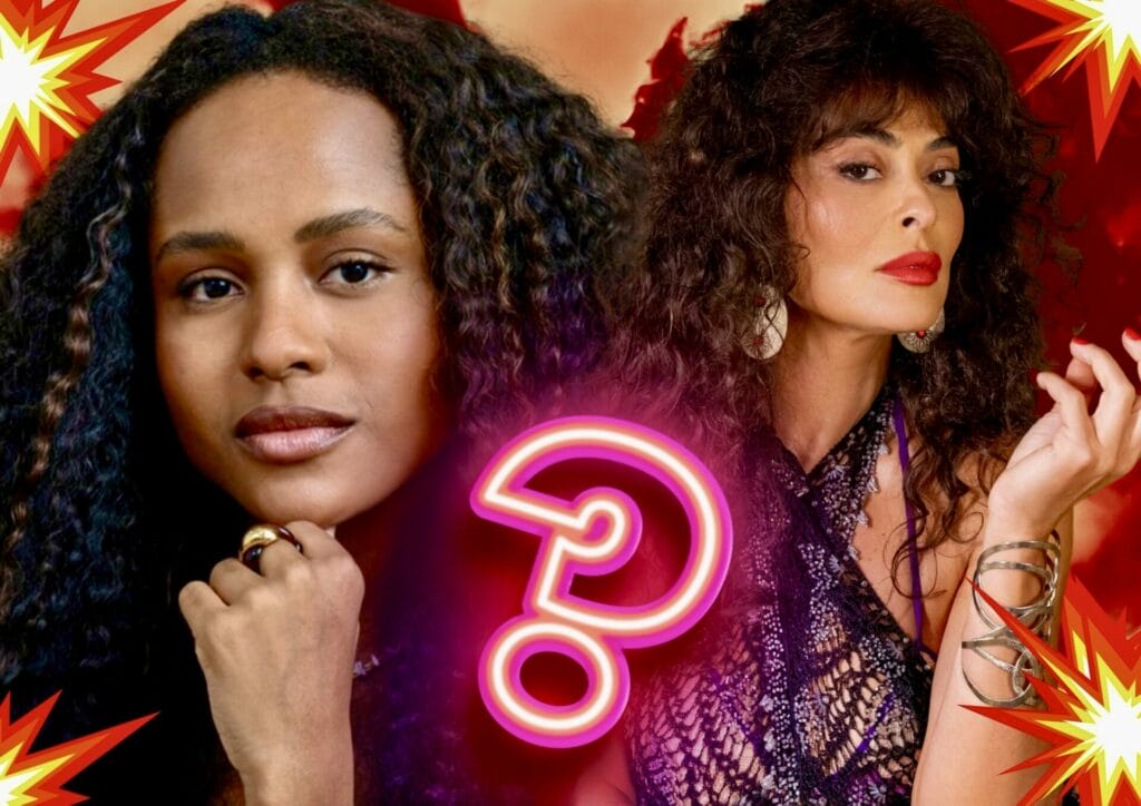 Jacutinga (Juliana Paes) e Maria Santa (Duda Santos) em Renascer