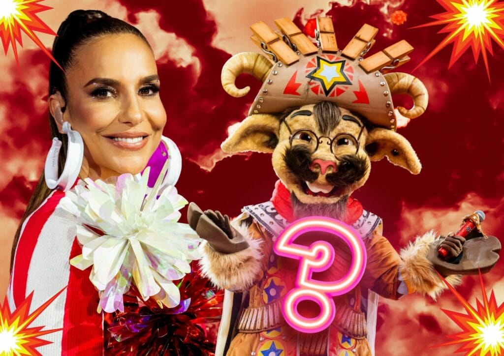 Ivete Sangalo nos bastidores do The Masked Singer Brasil