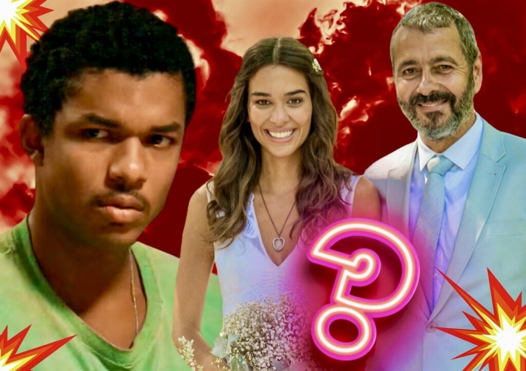 Jo&atilde;o Pedro, Mariana e Jos&eacute; Inoc&ecirc;ncio em Renascer