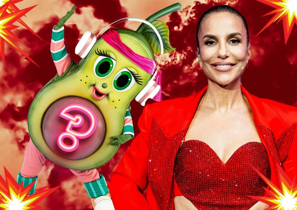 Ivete Sangalo nos bastidores do The Masked Singer Brasil