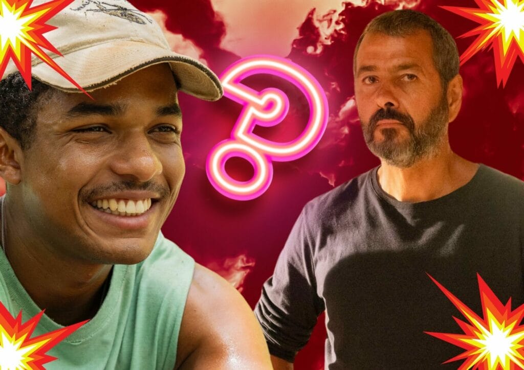 José Inocêncio (Marcos Palmeira) e João Pedro (Juan Paiva) em Renascer