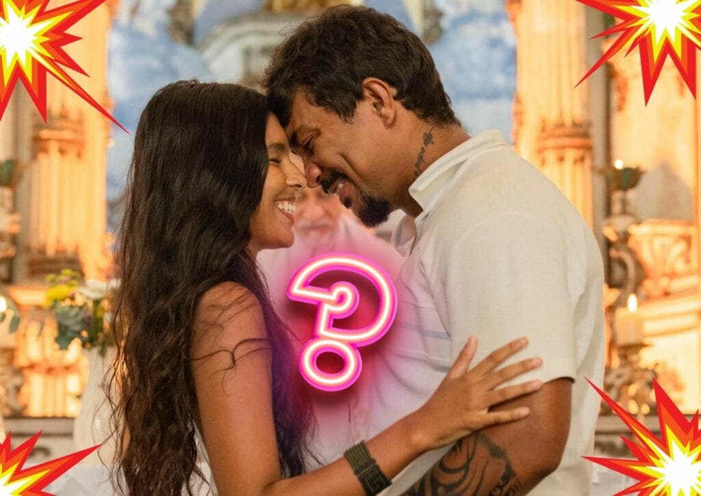 Ritinha (Mell Muzzillo) e Damião (Xamã) em Renascer