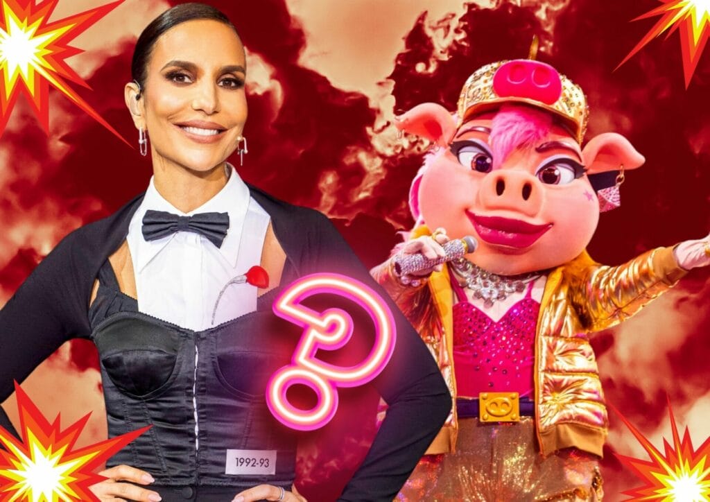 Ivete Sangalo nos bastidores do The Masked Singer Brasil