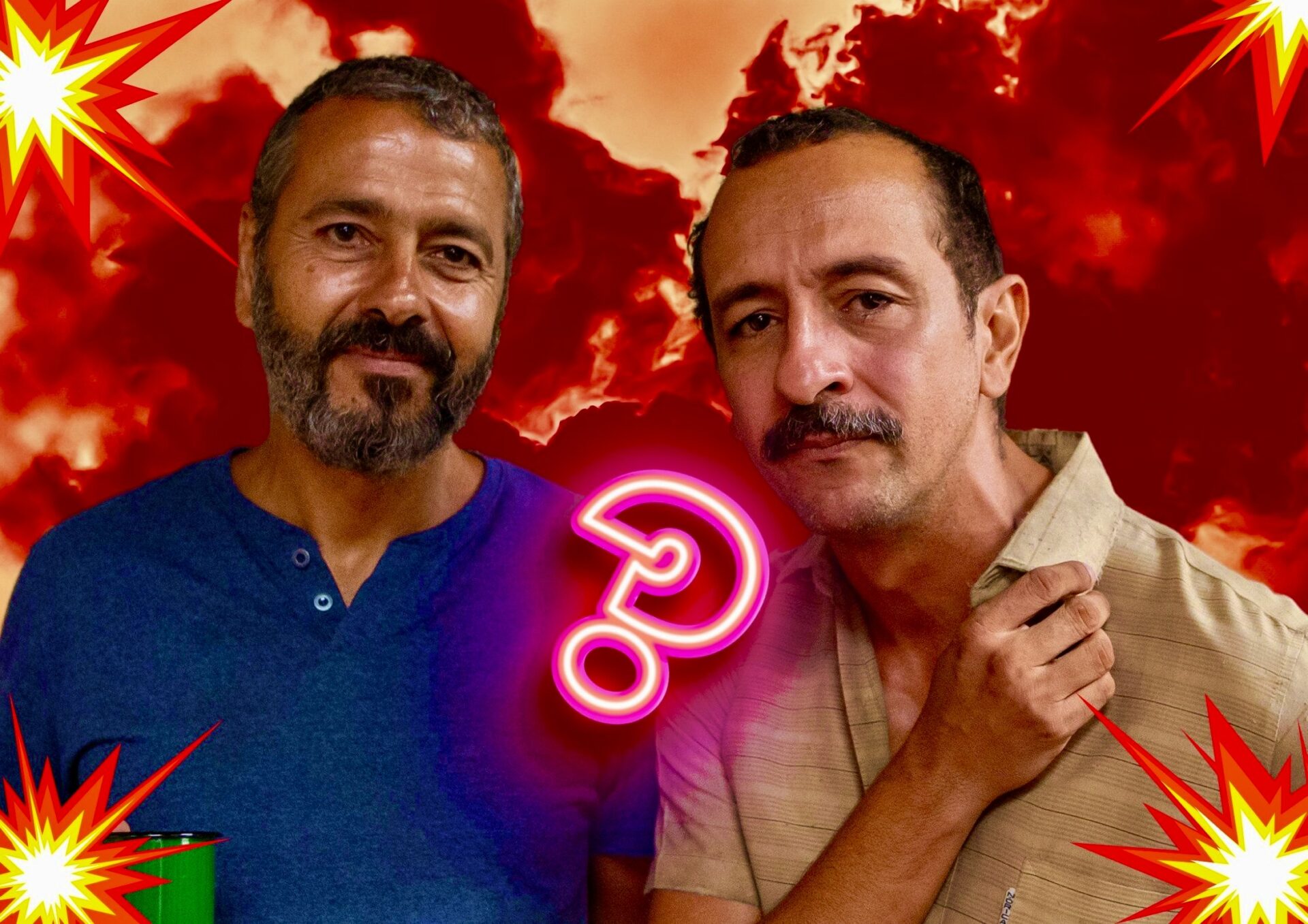 José Inocêncio (Marcos Palmeira) e Tião Galinha (Irandhir Santos) em Renascer