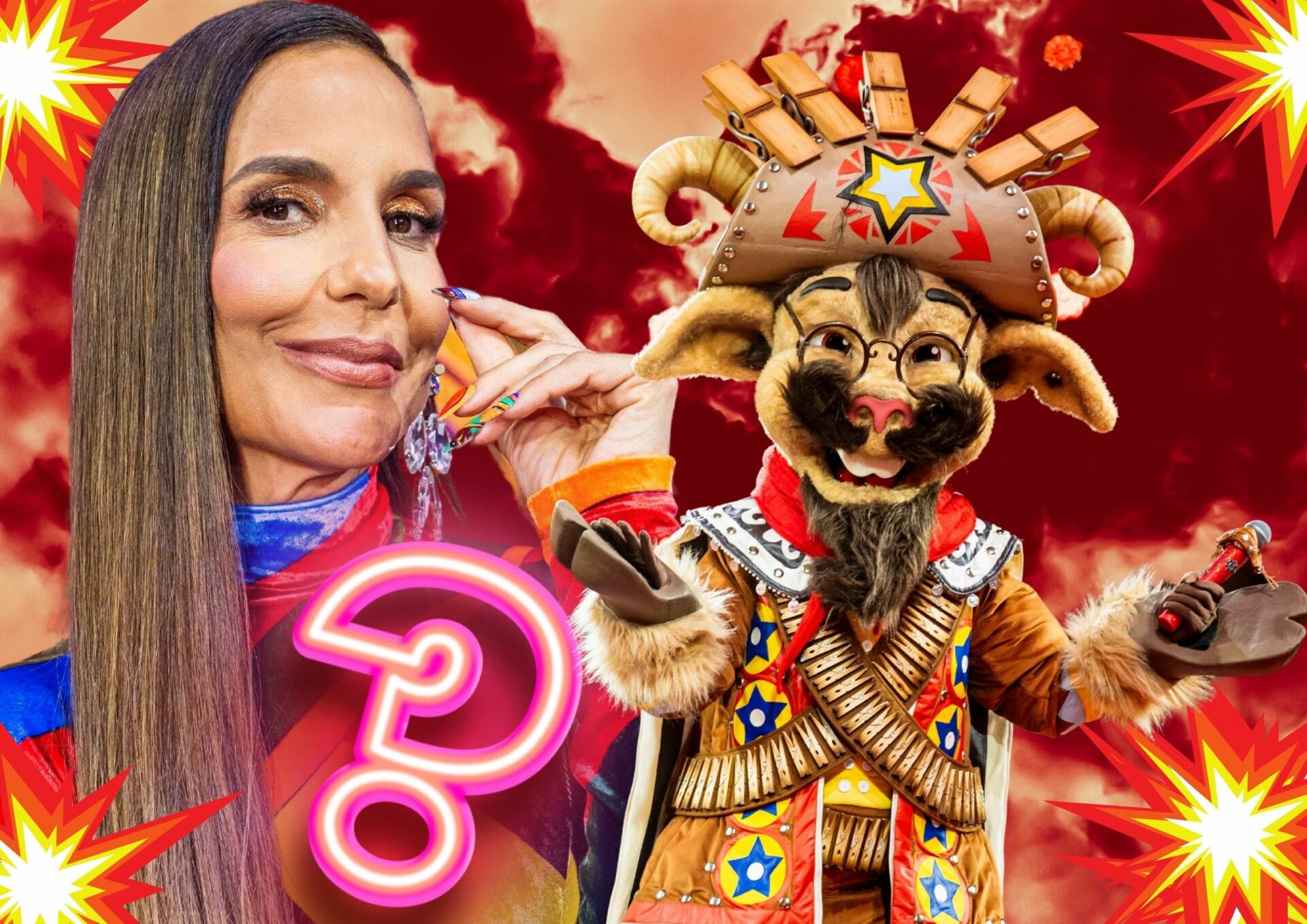 Ivete Sangalo nos bastidores do The Masked Singer Brasil