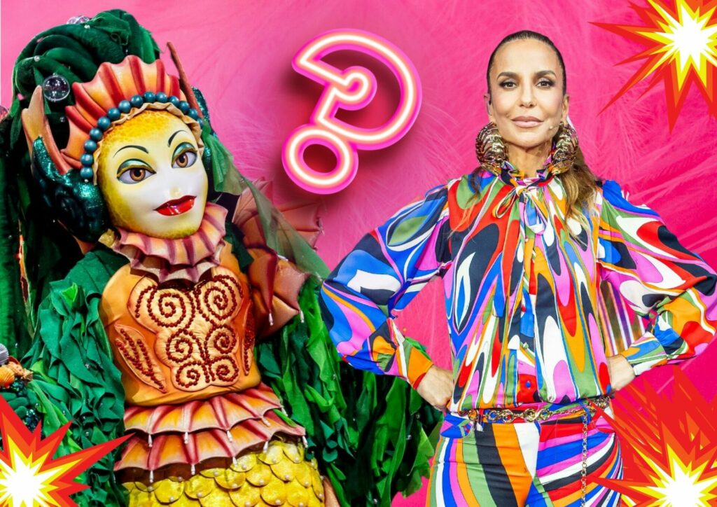 Ivete Sangalo nos bastidores do The Masked Singer Brasil