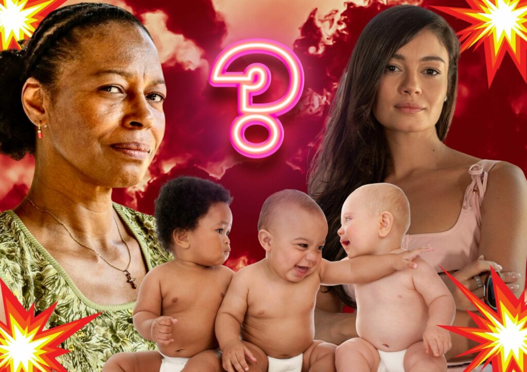 Inácia e Eliana em Renascer