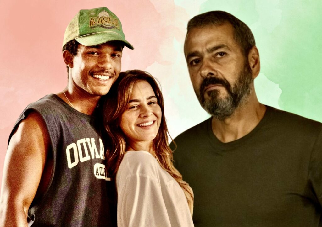 Sandra, João Pedro e José Inocêncio em Renascer