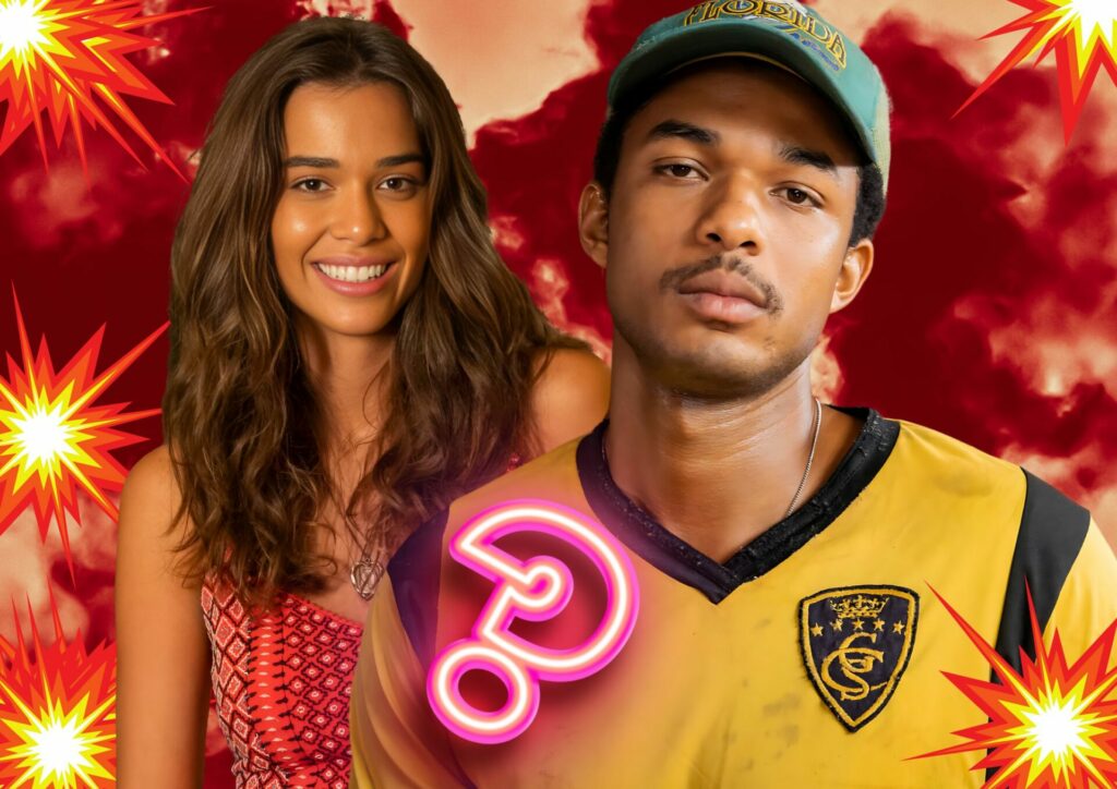 João Pedro e Mariana em Renascer