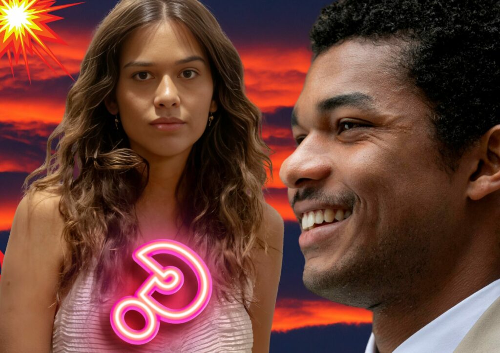 João Pedro e Mariana em Renascer
