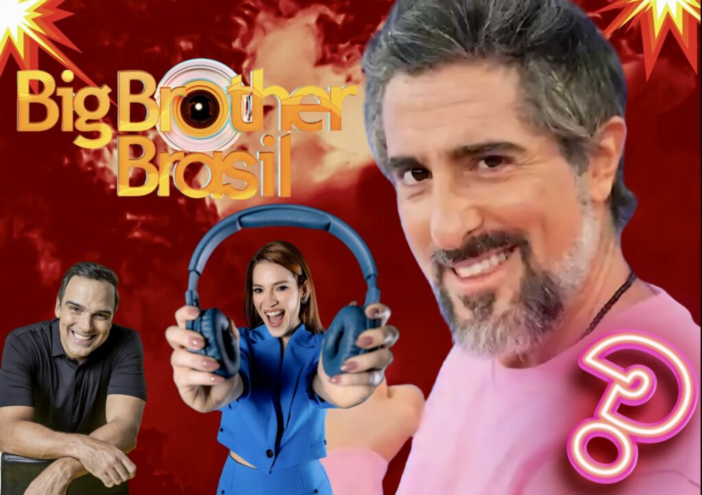 Tadeu Schimidt, Ana Clara e Marcos Mion