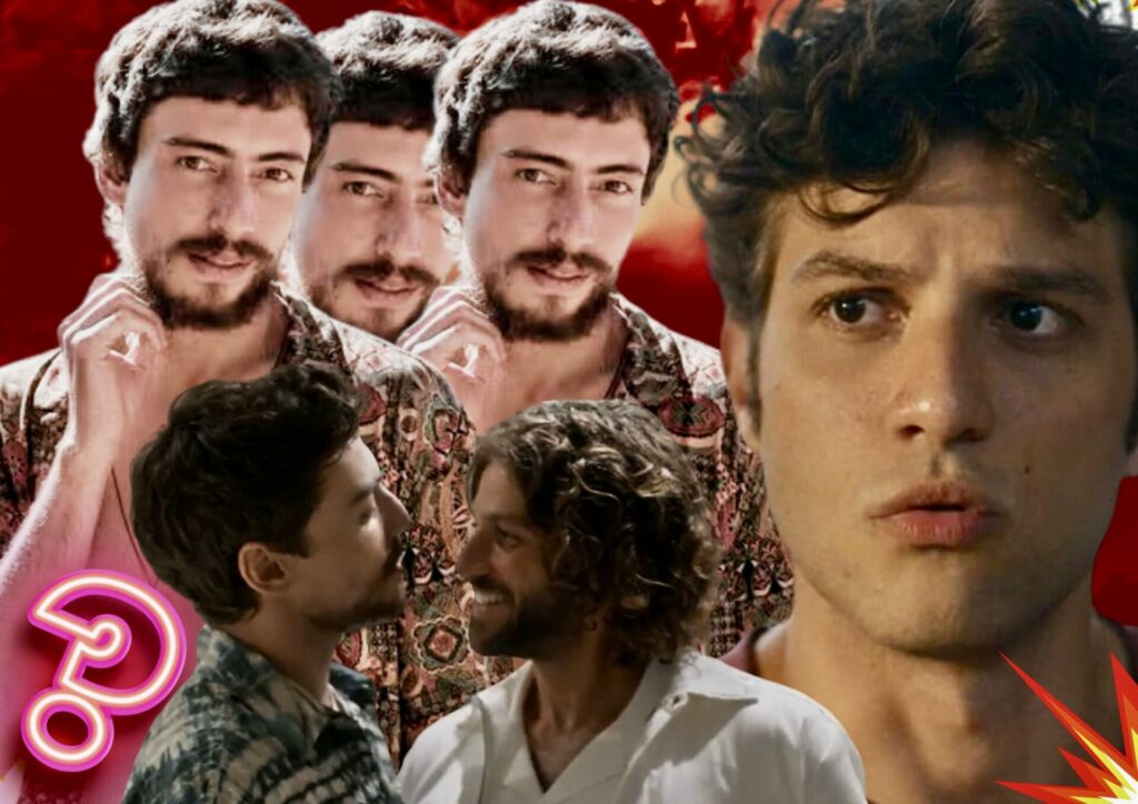 Mavi (Chay Suede) e Iber&ecirc; (Jaffar Bambirra) em Mania de Voc&ecirc;