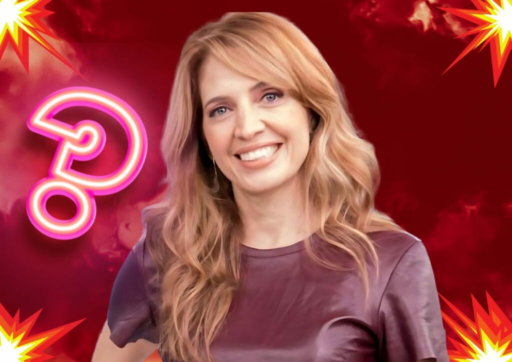 Poliana nos bastidores da Globo