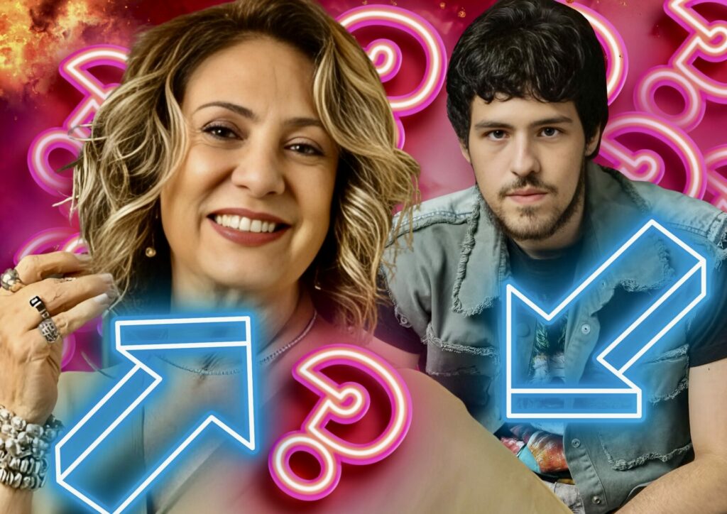Berta e Tomás em Mania de Você