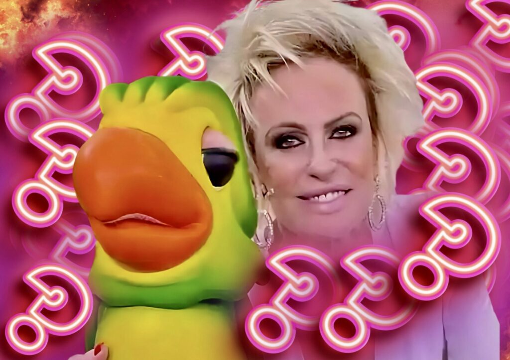 Ana Maria Braga nos bastidores da Globo