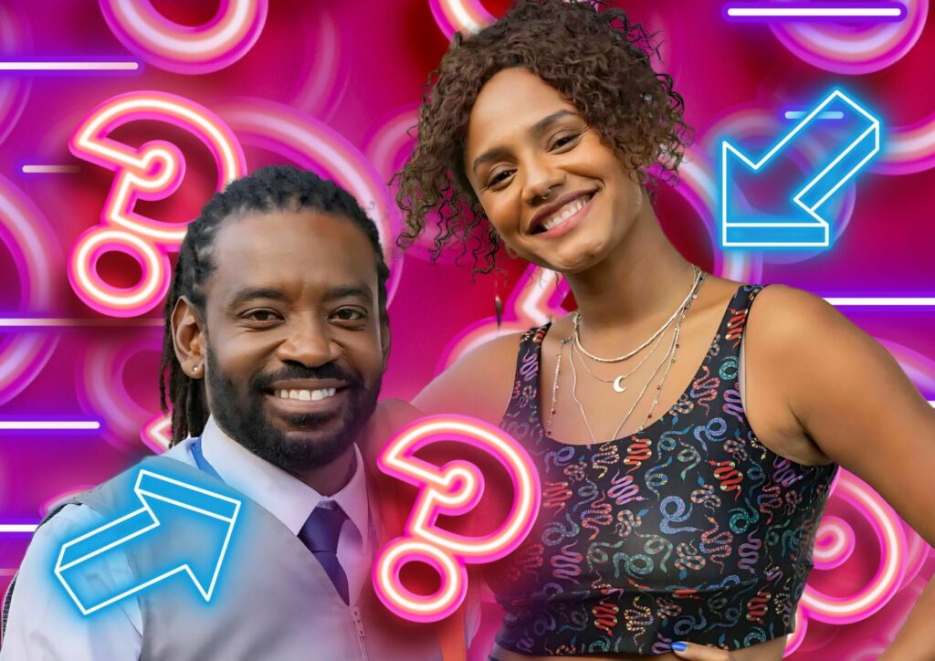 Jão (Fabricio Boliveira) e Madá (Jéssica Ellen) em Volta por Cima
