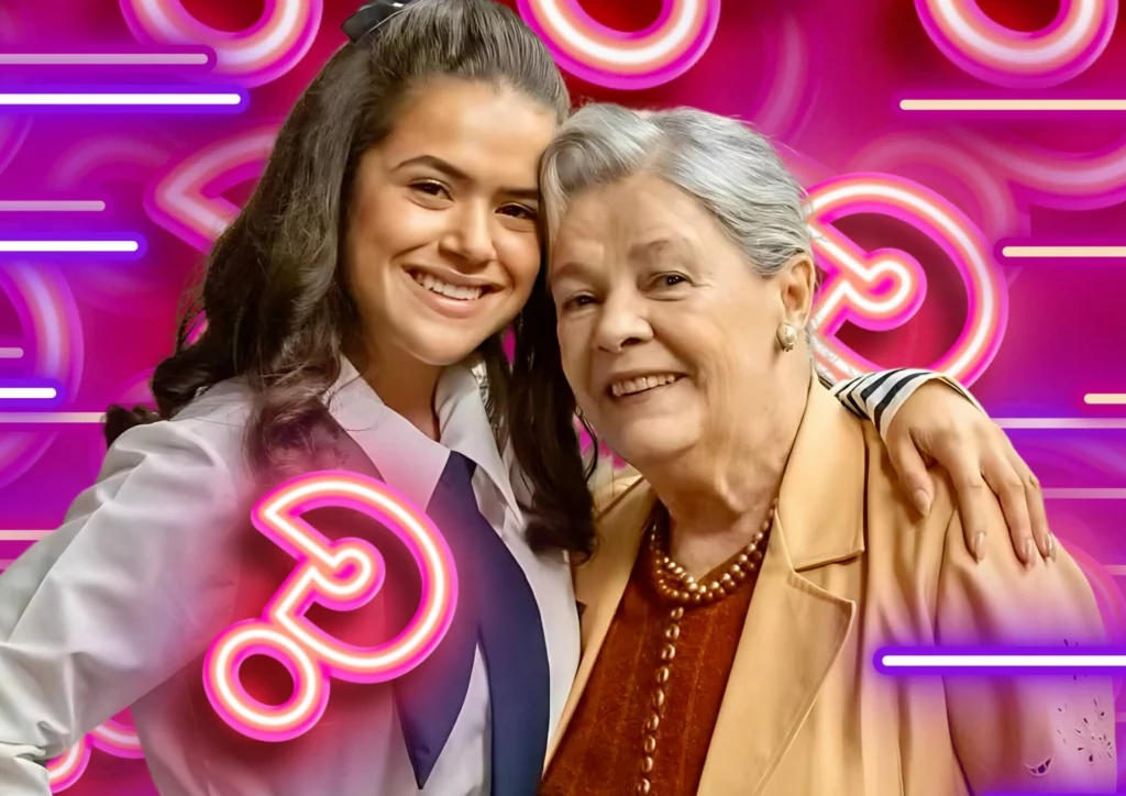 Bia (Maisa) e Arlete (Bete Mendes) em Garota do Momento