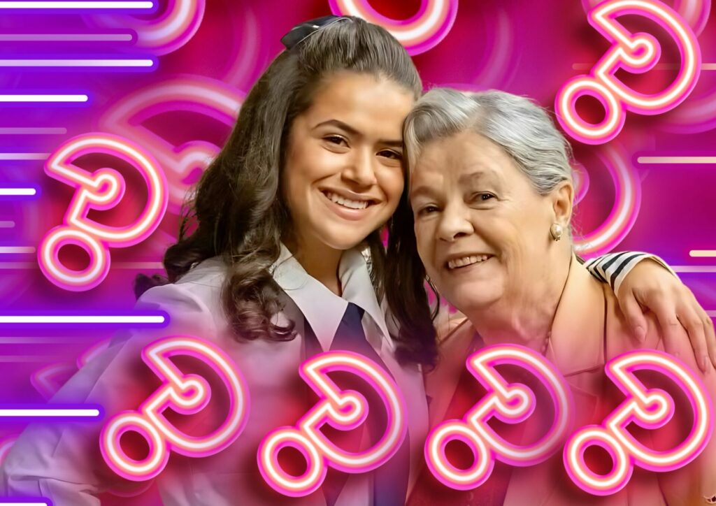 Bia (Maisa) e Arlete (Bete Mendes) em Garota do Momento