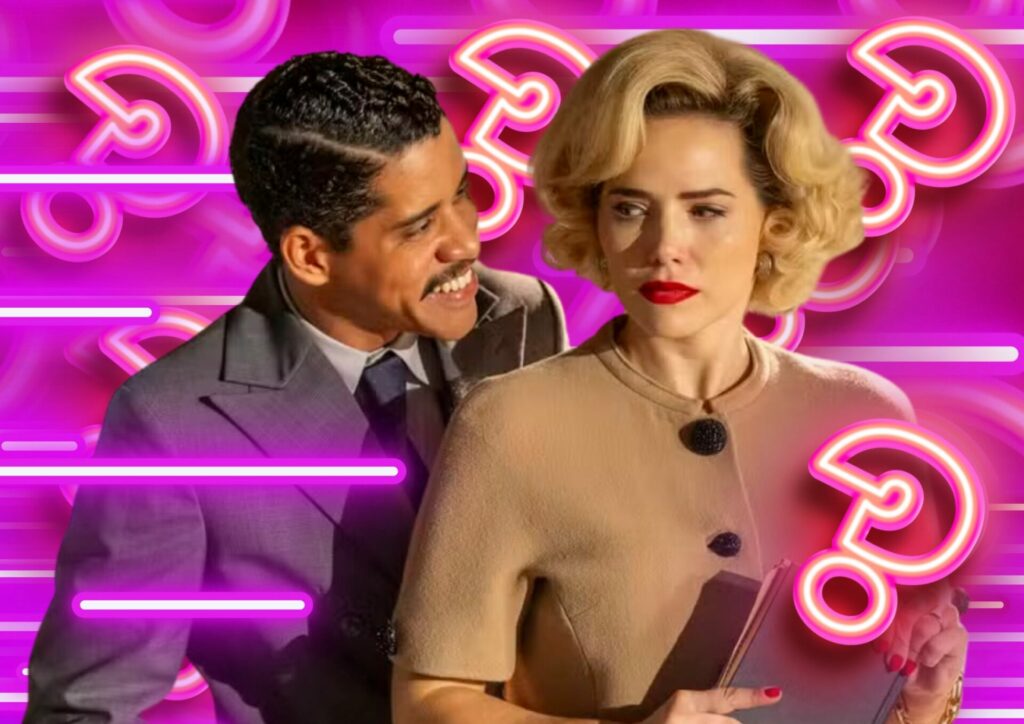 Basilio (Cauê Campos) e Zélia (Letícia Colin) em Garota do Momento