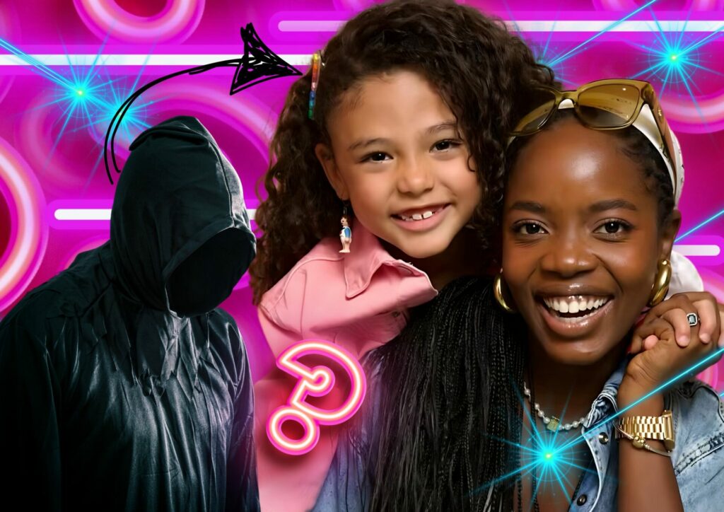 Leona (Clara Moneke) e Sofia (Elis Cabral) em Dona de Mim